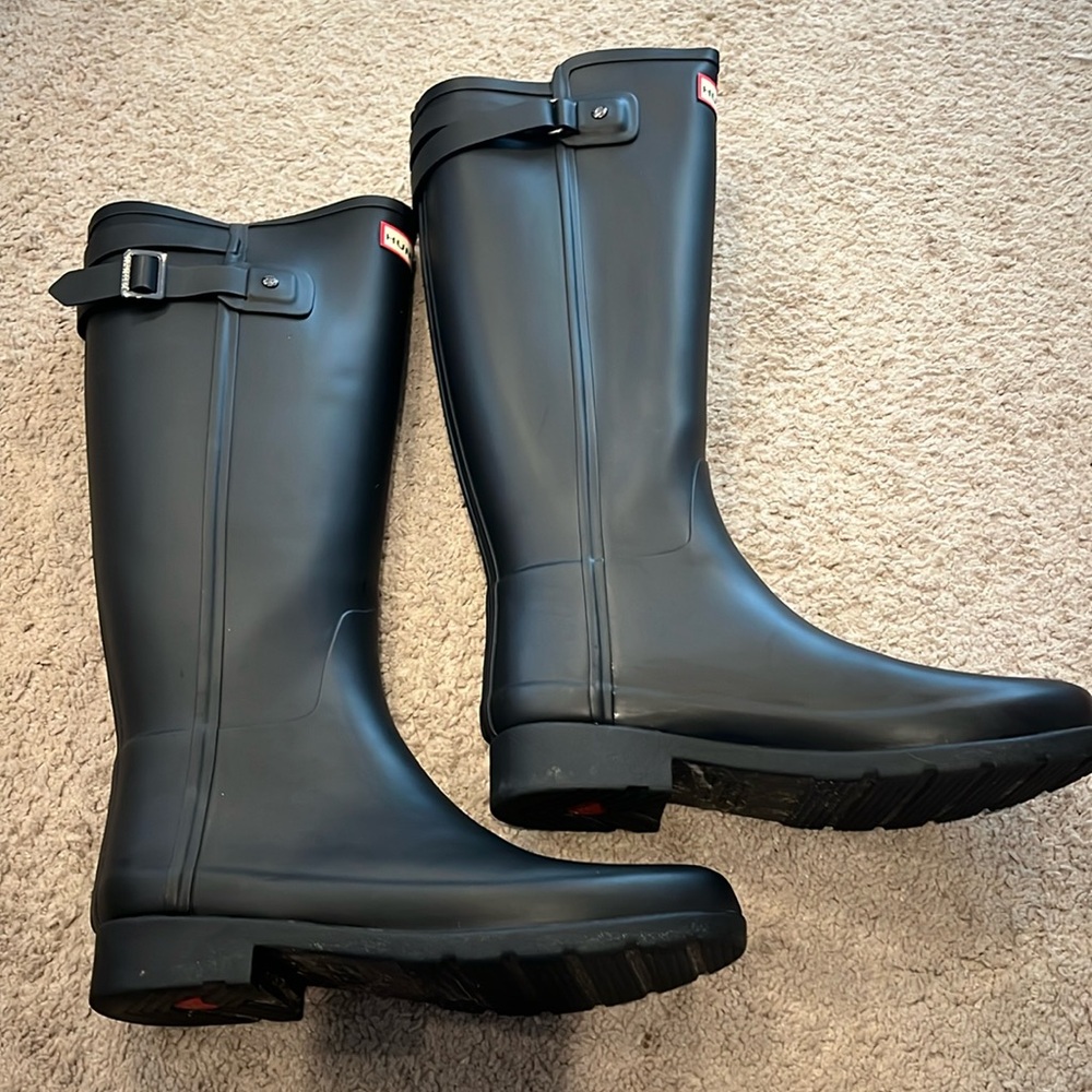 Hunter Women's Original Back Adjustable Tall Rain Boots